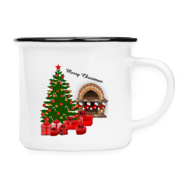 Keramikáčik s potlačou Merry Christmas