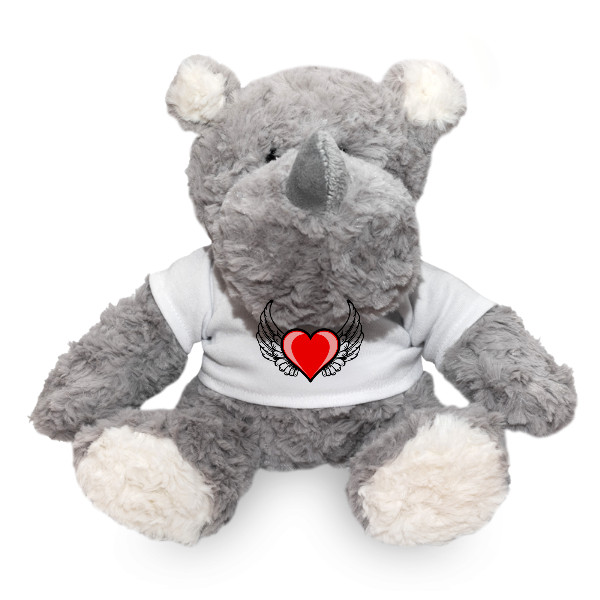 Nosorožec s potlačou Z lásky
