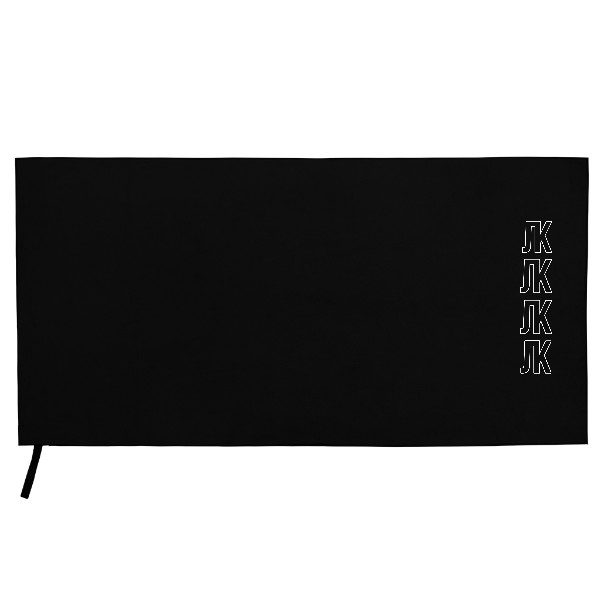 Športový uterák z mikrovlákna s potlačou Lukyho logo- obrys