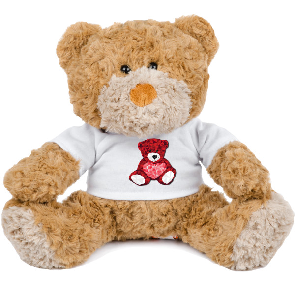 Medvedík Teddy s potlačou Medvedík pre zamilovaných